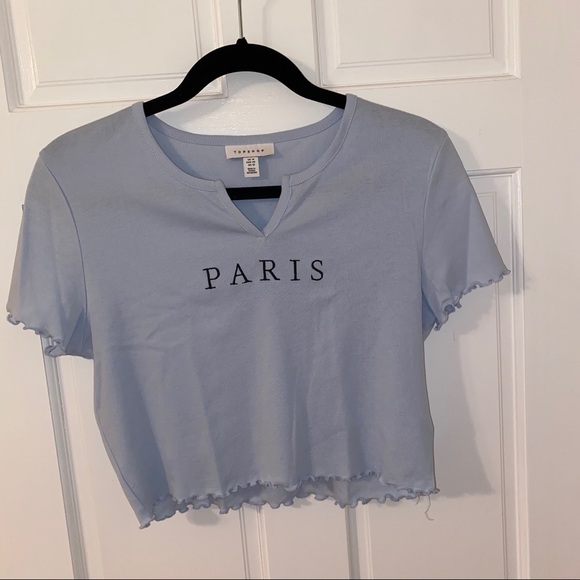 Topshop PARIS crop top